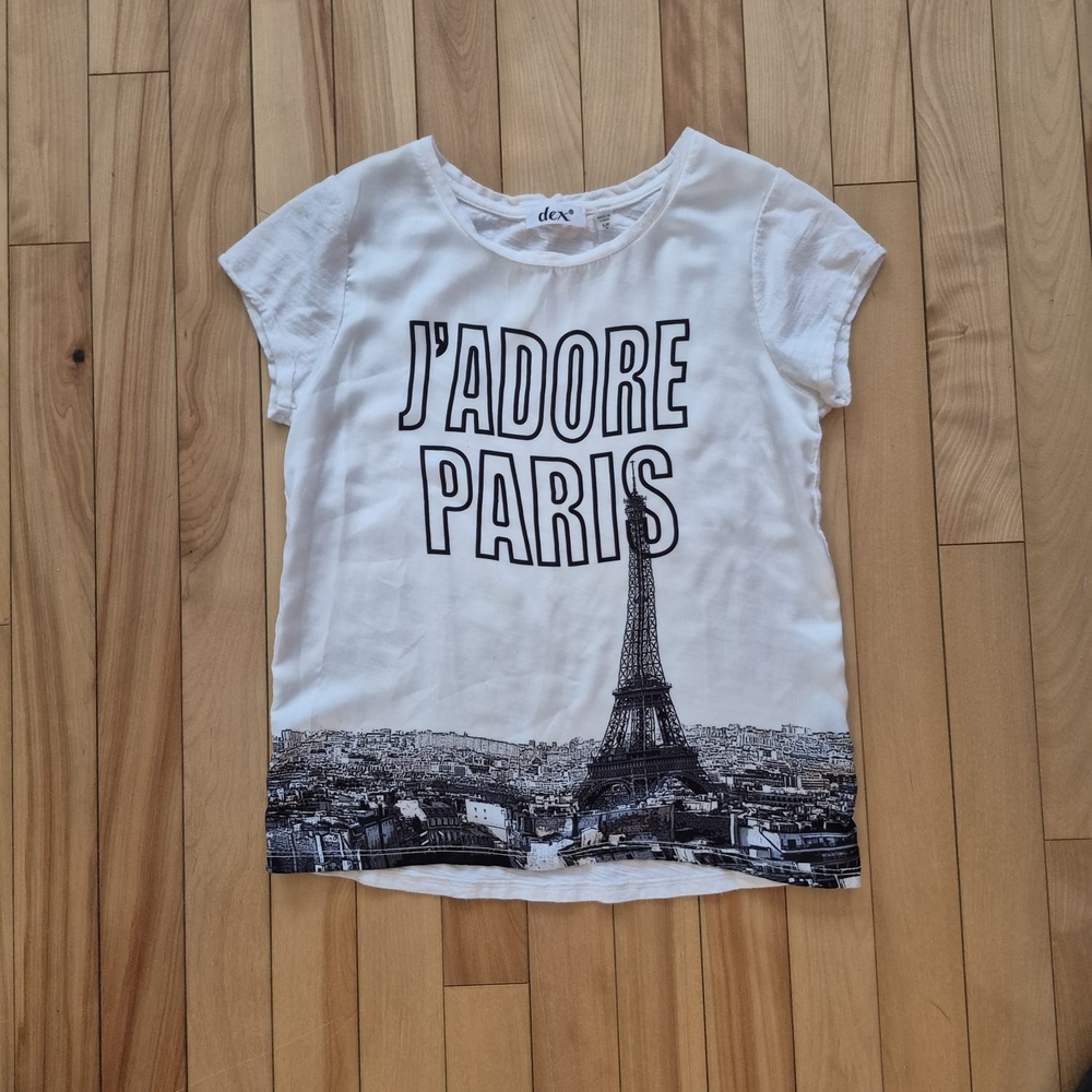 3/15$ Dex Kids White Graphic Tee
